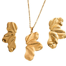 Joli ensemble d'accessoires de bijoux avec boucles-E7712