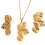 Joli ensemble d'accessoires de bijoux avec boucles-E7712 1