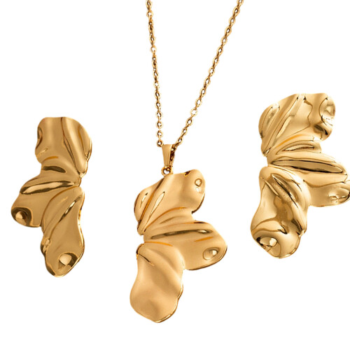 Joli ensemble d'accessoires de bijoux avec boucles-E7712