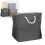Fabric Storage Hamper Cotton Cloth Laundry Basket Grey 5