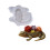 Lizard Shape Silicone Planter Mold Crafting Decorative Flower 1