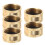 Brass Garden Hose End Cap 3/4" Female 5 Pack 2