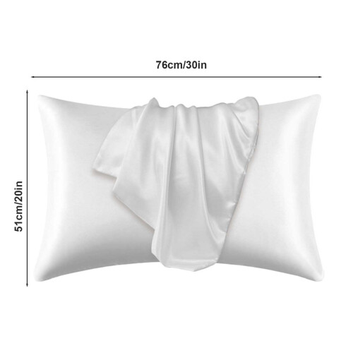 Cool-Touch Pillowcase Breathable Hypoallergenic 20x30in 2