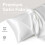 Cool-Touch Pillowcase Breathable Hypoallergenic 20x30in 4