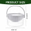 Bol de service réfrigéré de 887 ml avec couvercle 3