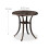 Round Cast Aluminum Garden Side Table - Weatherproof 4