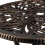 Round Cast Aluminum Garden Side Table - Weatherproof 5