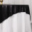 Sort glitter pailletter bordovertræk polyester 180x180 cm 4