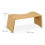 Folding Bamboo Toilet Stool with Rubber Pads 4