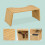 Folding Bamboo Toilet Stool with Rubber Pads 7