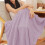 Purple Polyester Flannel Throw Blanket 100 x 70 cm 4