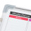 Magnetisch whiteboard 30x40 cm met stiften en magneten 7
