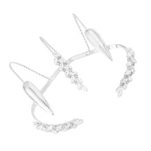 Bracelet en cuivre avec strass pour femmes, accessoire-argent