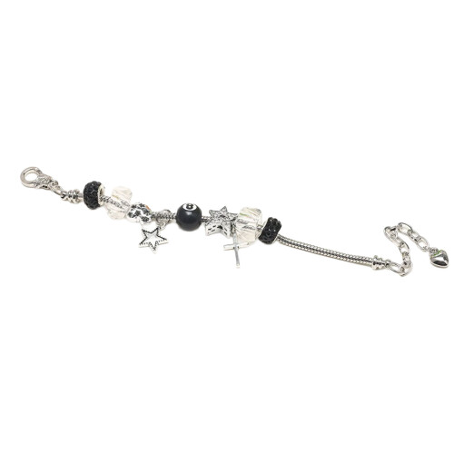 Adjustable Bead Bracelet Necklace Feature Star-Bracelet