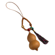 Collier de bouteille miniature fait de matériaux mélangés,