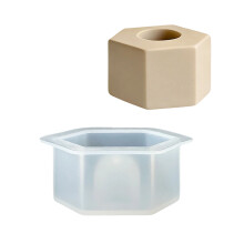 Sturdy Silicone Flower Vase Holder For Test-single hole hexagon