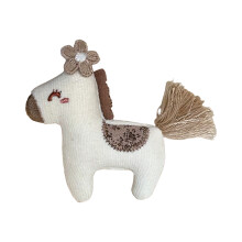 Schattige stoffen paardenbroche voor vrouwen Schattige dierenpin