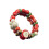 Trendy Elastic Ceramic Bead Bracelet Unique Rainbow Colors 1