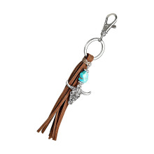 Porte-clés d'inspiration occidentale fabriqué à la main,-3