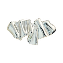 Fashion Forward Angel Ruffle Broche roestvrij staal 14g-Zilver