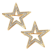 Lot de 2 broches étoile faciles à porter, avec conception à-Or