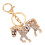 Multi Functional Alloy Horse Keychain Rhinestones Purse-Clear 1