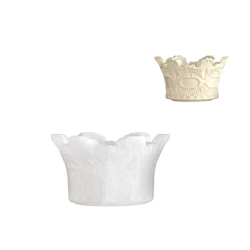 Silicone Storage Case Molds Vintage Crown Shape Candle-A