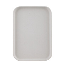 Bandeja rectangular de paja de trigo para servir, 180 g
