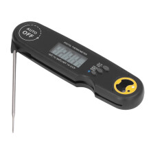 Lebensmittelthermometer mit klappbarer Sonde, wasserdicht, 1 Stück