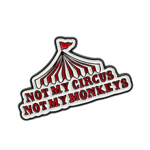 Cartoon Circus Tent Themed Alloy Brooch Fashion Item With