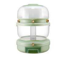 Rotatable Grain Storage Box with Dividers
