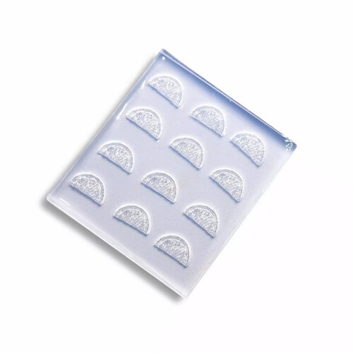 Flexible Resin Mold Pendant Molds Half Lemon Slices Shape
