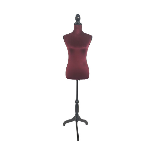 Manichino con supporto, velluto, regolabile, taglia 36/38