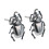 Boucles d'oreilles uniques sur le thème des insectes, Style 1
