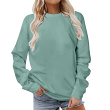 Women's Mint Green Long Sleeve Sweatshirt XXL