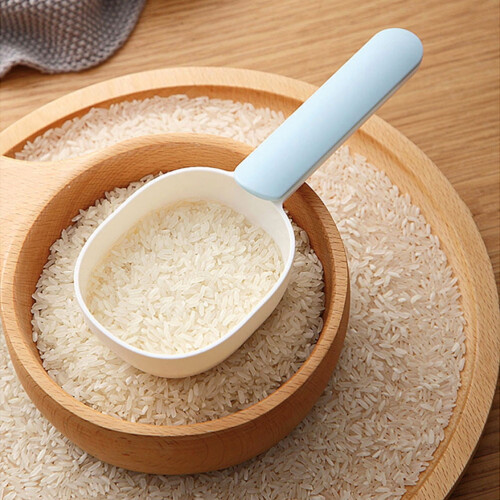 Large Plastic Rice Scoop with Sealing Clip – 2 Pack