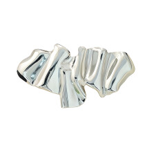 Ideal for Daily and Special Event Angel Pleated Brooch-Silver