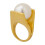 Elegante Imitationsperlen-Y-Ringe mit-Goldene Nr. 7 1