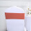 5 Spandex Chair Sashes Terracotta Wedding Decor 1