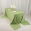 Sage Green Scuba Polyester Rectangle Tablecloth 90 x 156 in 1