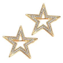 2 x klassieke vijfpuntige sterbroche voor eenvoudige-Goud