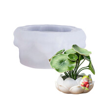 Silicone Mold for Creating Flower Shape Flower Pot Jewelry Box