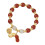 Elegantes Perlenarmband im chinesischen Stil,-Rot 1
