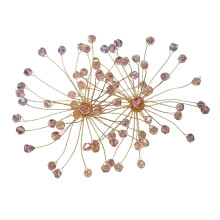 Stunning Handmade Crystal Bridal Earrings Romance-Pink