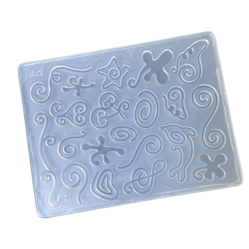Flexible Irregular Line Style Mold for Making Unique Resin