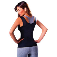 XXXL Schwarze Neopren-Sauna-Tailleweste 150-242g