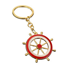 Langdurige glans mariene sleutelhanger met-Goudkleur Rood