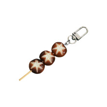 Creative Barbecue Skewer Keychain Realistic-Mushroom skewers