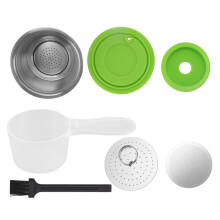 Újratölthető rozsdamentes acél kávékapszula 53 mm