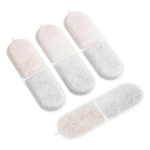4er-Pack hocheffiziente Wasserbrunnen für Katzen und Hunde,